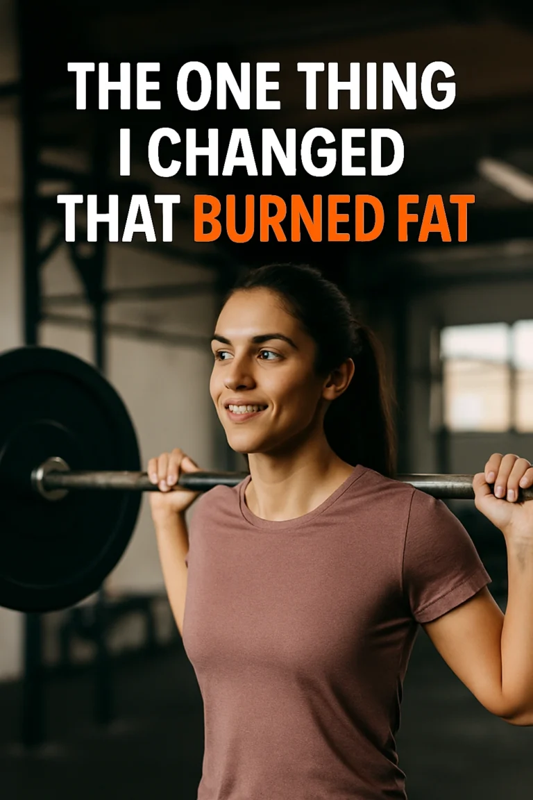 The One Thing I Changed That Burned Fat