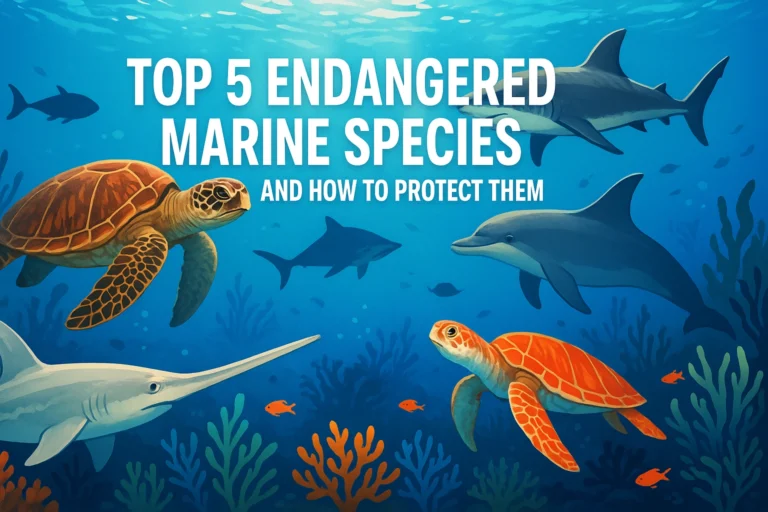 Top 5 Endangered Marine Species and How to Protect Them