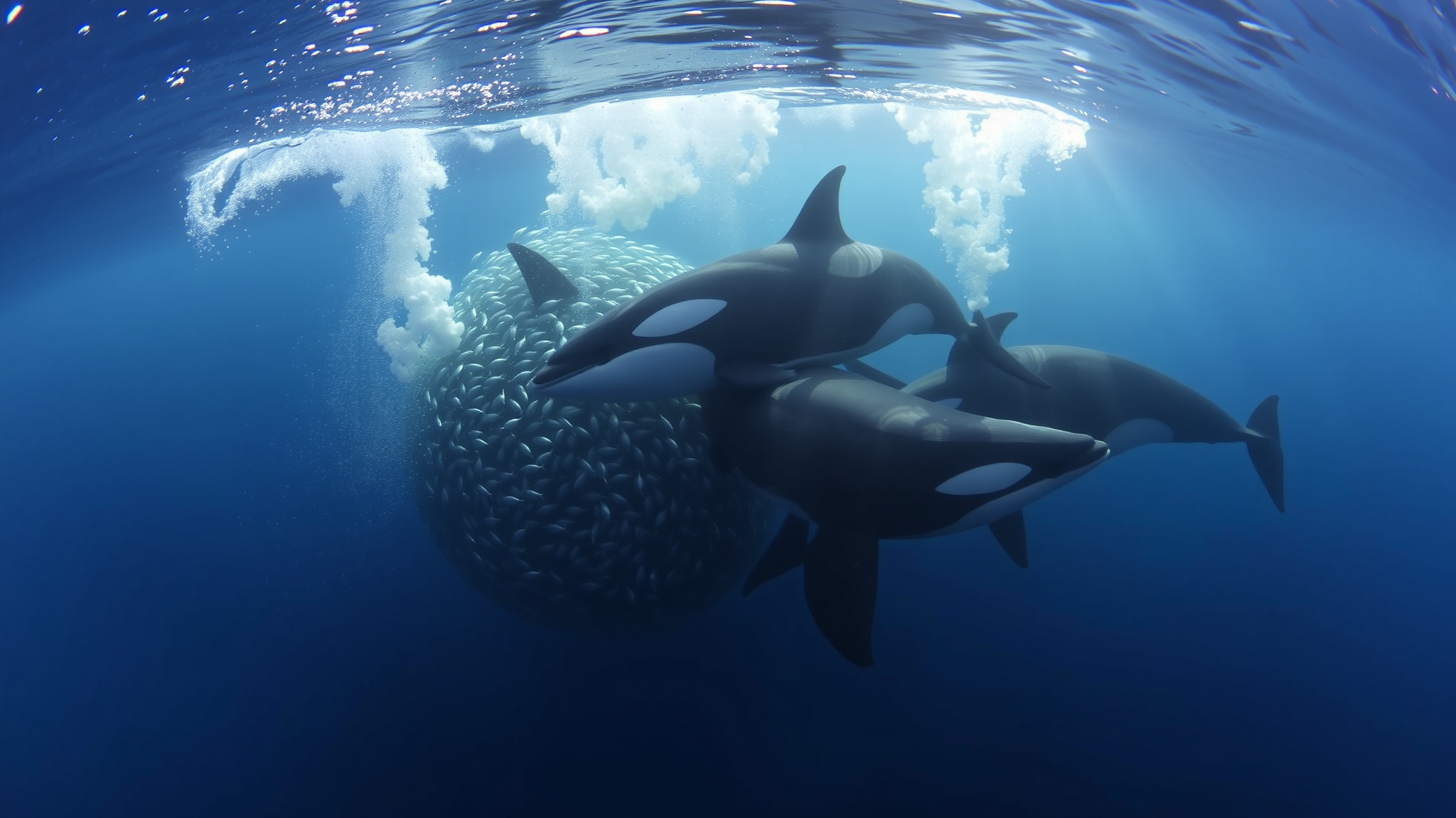 Hunting Techniques of Killer Whales