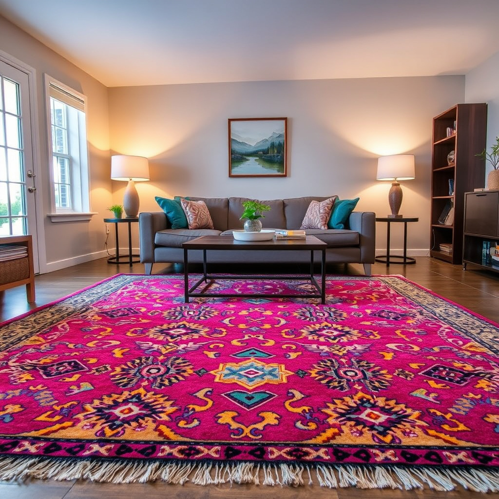 2. Colorful Rugs
