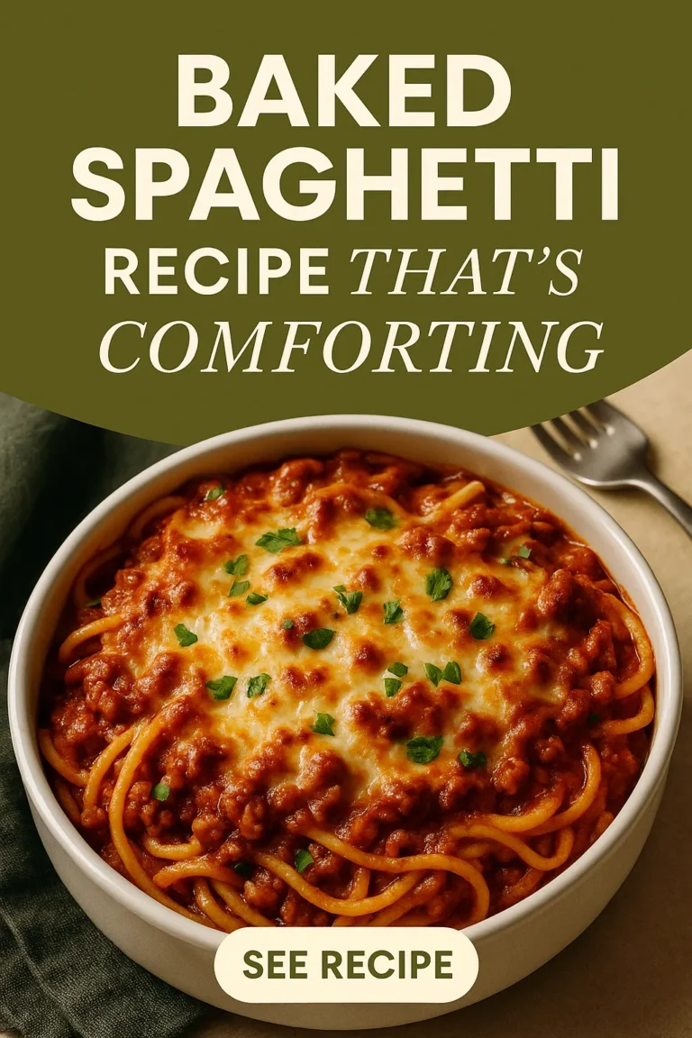 Baked Spaghetti Recipe That’s Comforting