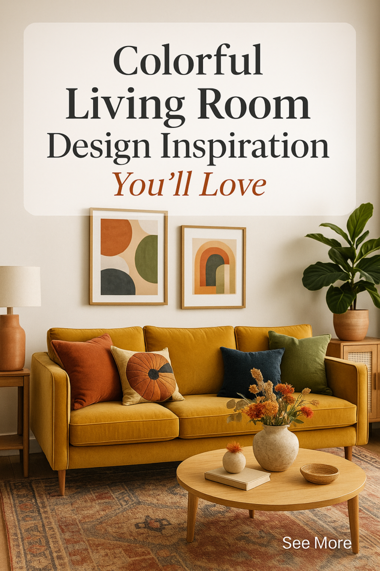 Colorful Living Room Design Inspiration You’ll Love